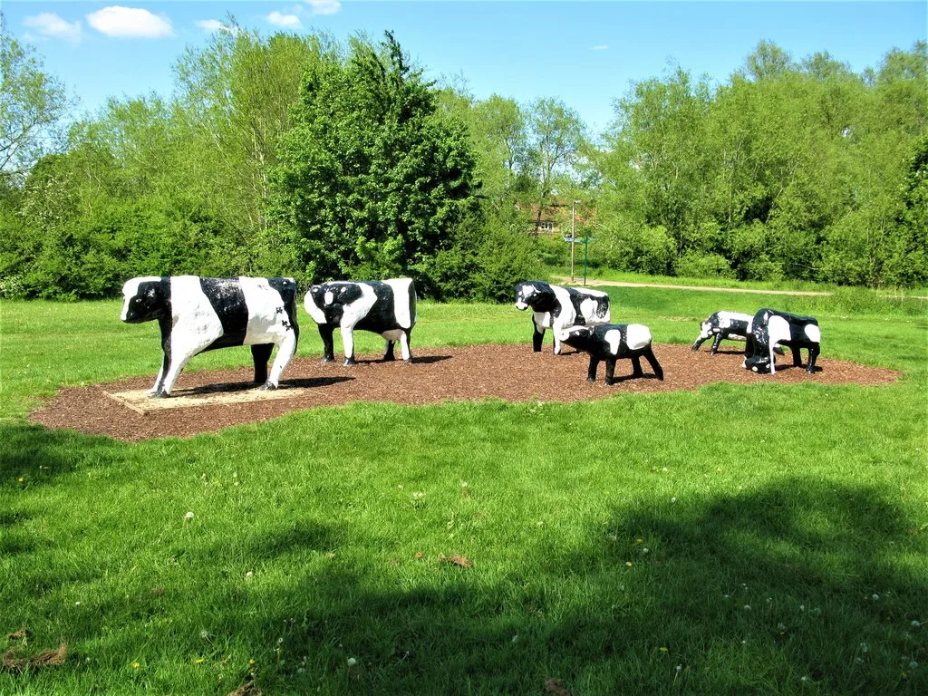 The Concrete Cows, the public artwork that became shorthand for Milton Keynes. The city's bid leans into that mocked, then loved, heritage.