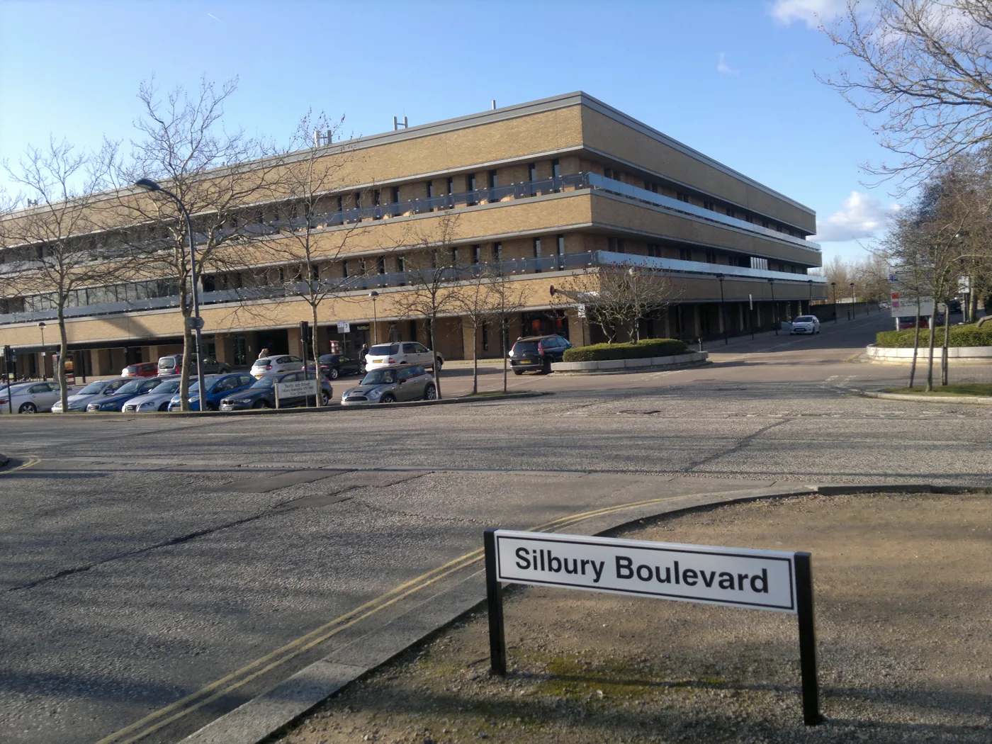 The Civic Offices on Saxon Gate East, Central Milton Keynes.
